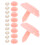 80St Roze Met Schroef Accessoires DIY 3