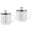 2Stk Messbecher Mit Griff Transparent Für Milch Backen 7