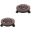 2Sets Rollende Stand Met Stevige Ondersteuning Koffie 4