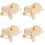 4St Beige Kar Modelset Onbewerkt Voor Mini En Huis 7