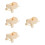 4St Beige Kar Modelset Onbewerkt Voor Mini En Huis 9