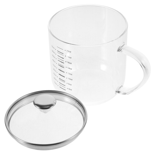 2Stk Messbecher Mit Griff Transparent Für Milch Backen 1