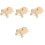 4St Beige Kar Modelset Onbewerkt Voor Mini En Huis 5