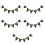 5Stk Dekobanner Graduation Party Hängend Robust 9