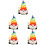 5Stk Resin Set Figuren Für Garten Und 8