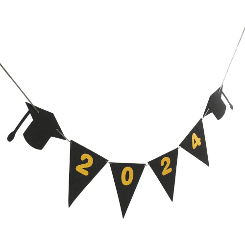 5Stk Dekobanner Graduation Party Hängend Robust 1