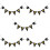 5Stk Dekobanner Graduation Party Hängend Robust 10