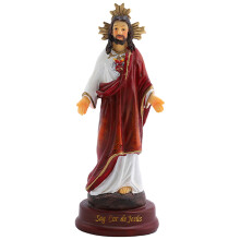 3Stk Jesus Skulptur Bunt Resin Religiöse Für Büro Und Zuhause