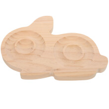 4Stk Kaninchen Holz Schmuckhalter Khaki Ring- Armbandablage