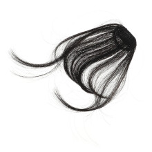 2Stk Clip in Haarschnitt Bangs Schwarz Hitzebeständig Für Stylingtools