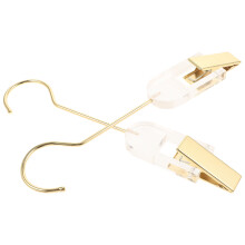 8Stk Robuste Hosenclips Mit Gummibeschichtung Gold Für