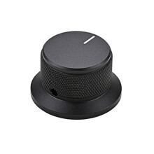 4Stk Aluminium Knobs Schwarz, Gitarren Lautstärke- Und Tonregler