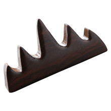 2Ud Soporte De Pinceles Caligráficos Madera Café Ideal Para Escritorio