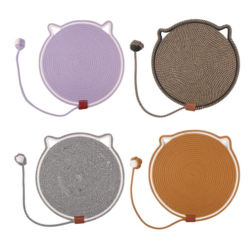 Small Cats Scratching Pad Cats Antislip Scratching Post-Purple 2