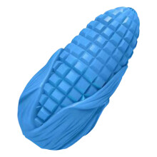 Pet Dog Teeth Cleaning Simulation Meaty Corn Chewing-lake blue