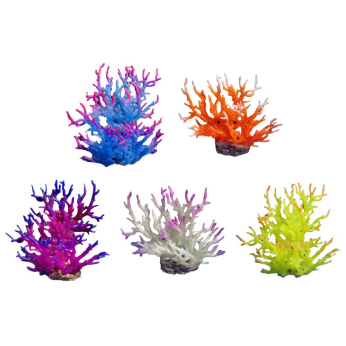 Artificial Colorful Water Plant for Decorating-orange white L 1