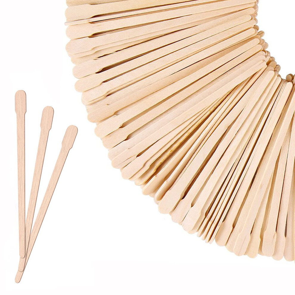 Natural Birch Wooden For Nose Wax Sticks, Wooden Wax Sticks From Eco-Friendly Disposable For Beauty Waxing Supplies