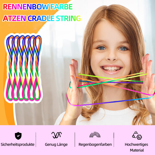 Παιχνίδι δεξιοτήτων για παιδιά, το Cats Cradle String προσφέρει ατελείωτη διασκέδαση σε 1