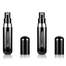 Travel Size Perfume Atomizer, Compact Refillable Spray Bottle, Leak Proof Fine Mist Portable Perfume Dispenser, Lightweight Mini Atomizer with
