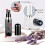 Travel Size Perfume Atomizer, Compact Refillable Spray Bottle, Leak Proof Fine Mist Portable Perfume Dispenser, Lightweight Mini Atomizer with 4