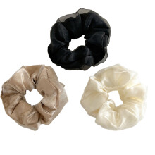 Weiche, seidenweiche Haargummis, hochwertige Satin-Scrunchies, 3er-Pack für lockiges, glattes, Pferdeschwanz- und Duttfrisuren