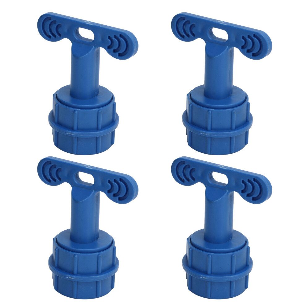 4Pcs Car Battery T-Shape Post Terminal Cleaner Brush, Abs Aluminum Alloy 8761370074344