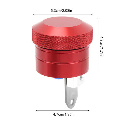 Durable Motorcycle Chain Lubricator System Red Black Blue Replacement 1