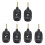 3X UHF Guitar Wireless System Transmitter Receiver Built-in Rechargeable 1