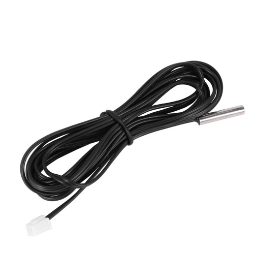 5X 2M NTC Thermistor Temperature Sensor Waterproof Probe Wire 10 K 1% 3950 Black 2