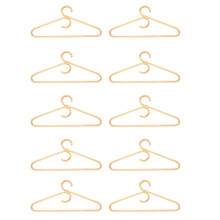 Rattan Clothes Hanger Style,Garments Organizer,Rack Adult Hanger,Room Decoration Hanger for Your Clothes.10 Pcs