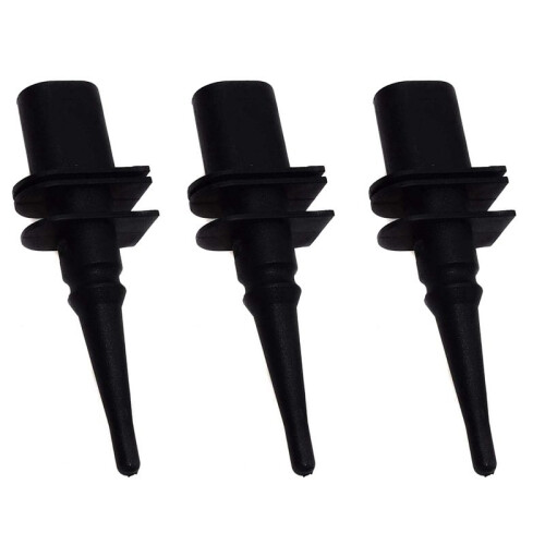 3Pc Front Rear Left Right Black Outside Car Air Temperature Sensor for  1 6 7 Series E46 E90 E91 E39 E60 E63 E38