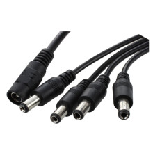 5X 1 to 4 Power 4-Port Splitter Adapter Adaptor Cable CCTV Camera