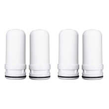 4Pcs Water Filter Cartridges for Kubichai Kitchen Faucet Mounted Tap Water Purifier Activated Carbon