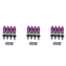 12Pcs Metal  Damper for  124019 124018 144001 RC Car Spare Parts Upgrade Accessories,