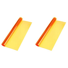 2X Film Headlight 30Cm X 120Cm Tint Vinyl Car Orange