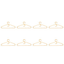 Estilo de percha de ropa de ratán, organizador de prendas, percha para adultos, percha de decoración de habitación para su ropa, 8 Uds.