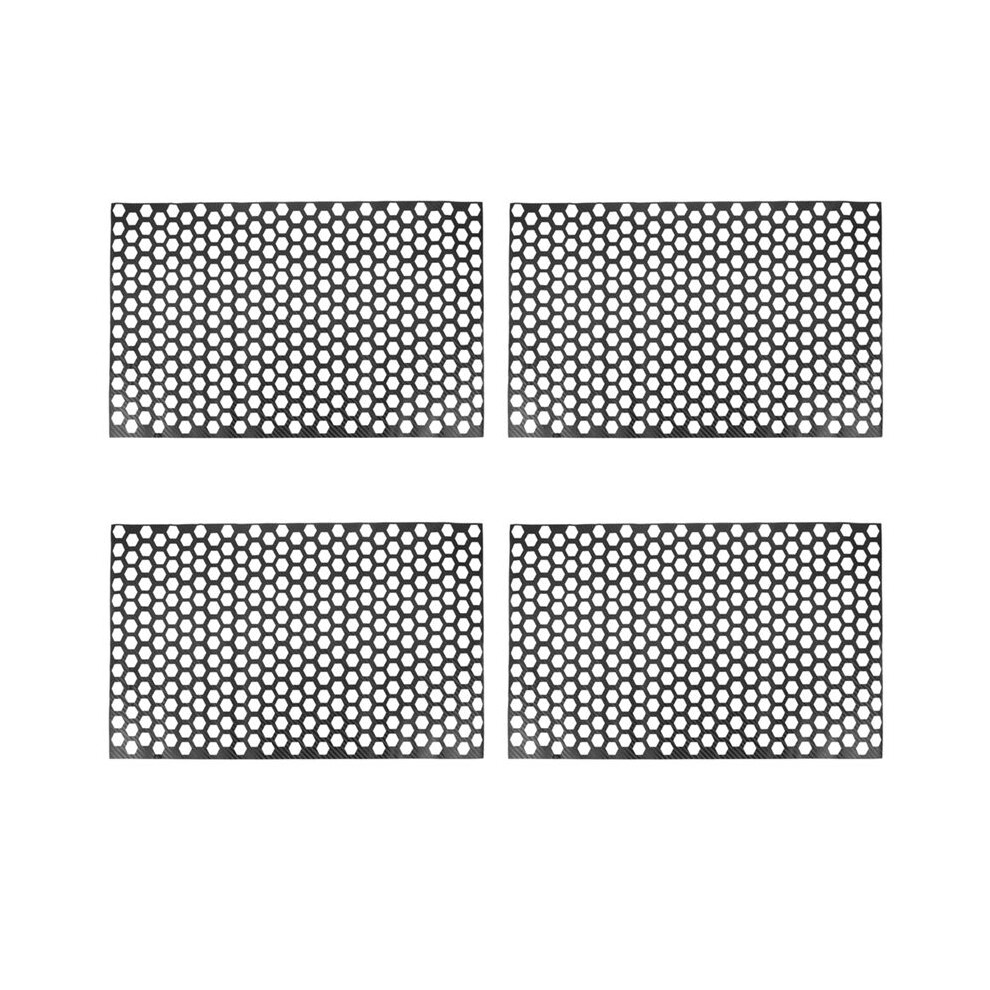 4X Car Rear Tail Lamp Stickers Honeycomb Type Decal Carbon Fiber Style 48 X 30Cm Light 6131426244533