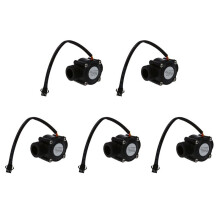 5X 1-60L/Min 5-24V Hall Effect Water Flow Sensor Counter Meter FS300A