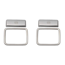 2X Auto Parken Hand Bremse Aufkleber P Taste Bremse Schalter Rahmen Abdeckung Verkleidung für ML350 GL450 AMG W166 W176 W246 X156