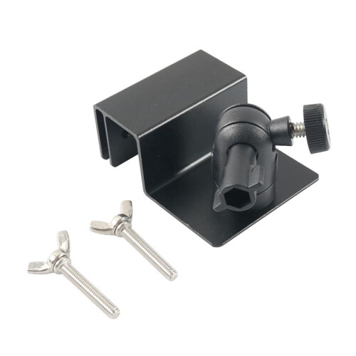 Solar Panel Bracket Black for Car Roof Eave Rain Gutter Special Bracket Solar Panel Aluminum Alloy Bracket