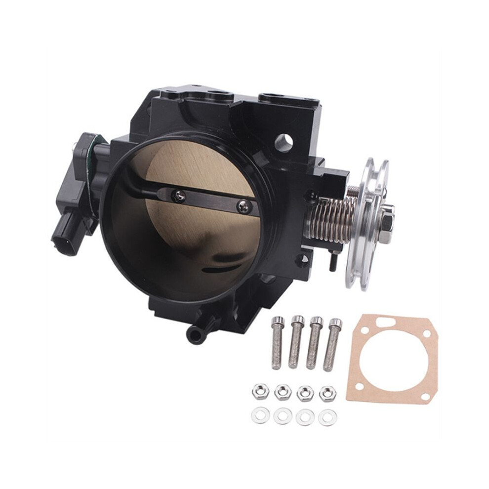 Car 70Mm Intake Manifold Throttle & Tps Sensor For K20a K24a2 K20z3 Car Modified Parts Black 6131019205354