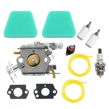 Carburetor Sets for Partner 350 351 352 370 371 390 Walbro WT-391 McCulloch Cat 335 435 with Gasket Plug Fuel