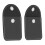 Black Hearing Amplifier Storage Pouch, Dust Proof, 7x7cm 11