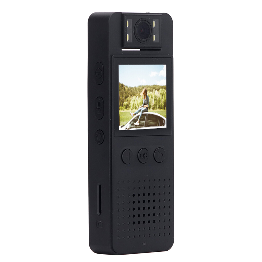 Mini Body Camera 1080P Hd, 180 Rotating Lens, Night Vision, Portable Compact Cs06 9301378204511