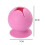 Silicone Desktop-Abfalleimer mit Saugnapf, 7x8cm 2