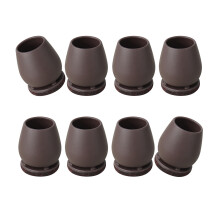 Protecteur de sol pour pieds de chaise,-Marron rond 1 pouce
