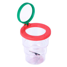 Insectenobservatiebox met loepen Cover Insect Collect Box-Rood