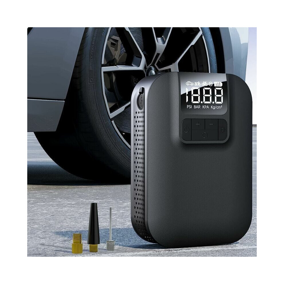 Tire Inflator For Multi-Vehicle Compatibility, Cordless Tool With Fast Inflation & Adjustable Pressure, Portable Air Compressor For Quick Tire Filling 9173940278318