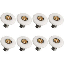 Roulettes de rechange pour portes de douche coulissantes, assurant une résistance à la corrosion et une protection antirouille pour votre salle de