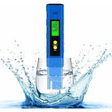 PH-mérő, mini méretű digitális LCD vízminőség-mérő automatikus hőmérséklet-kompenzációval a megbízható mérésekhez ivóvízben,